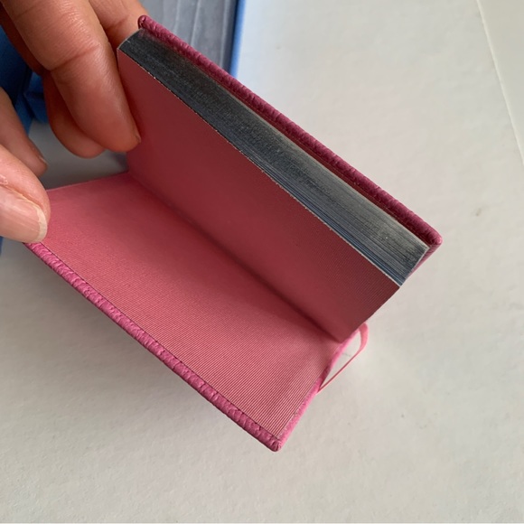 SMYTHSON Pink Leather Secrets & Wishes Notebook in box - Picture 3 of 7